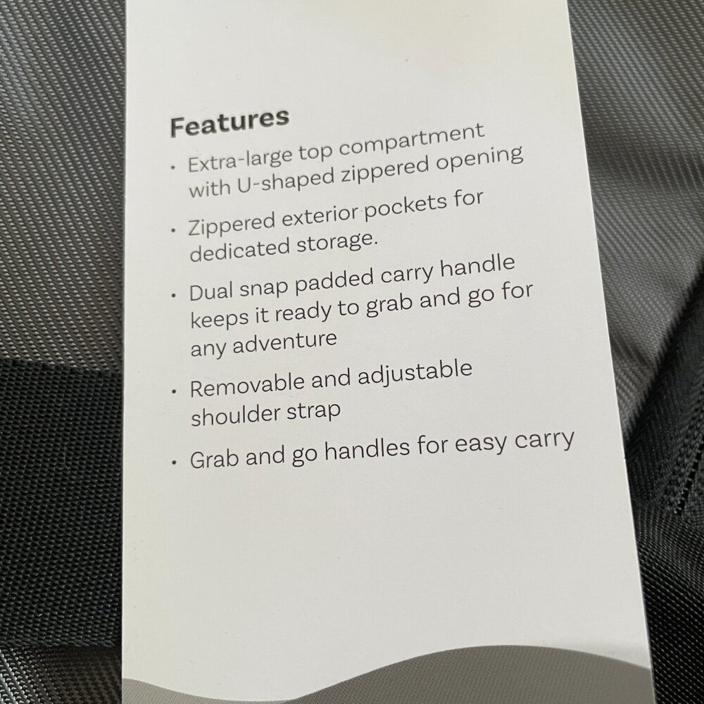 High Sierra Essential Duffel Bag, Mercury Black 60 L. Gym Travel Carry On. NWT - Picture 5 of 16